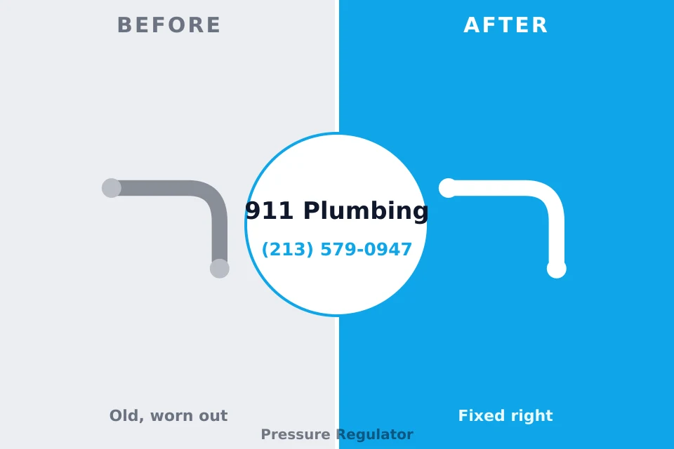 Before and after: plumbing repair Redmond, WA